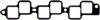 GLASER X89870-01 Gasket, intake manifold
